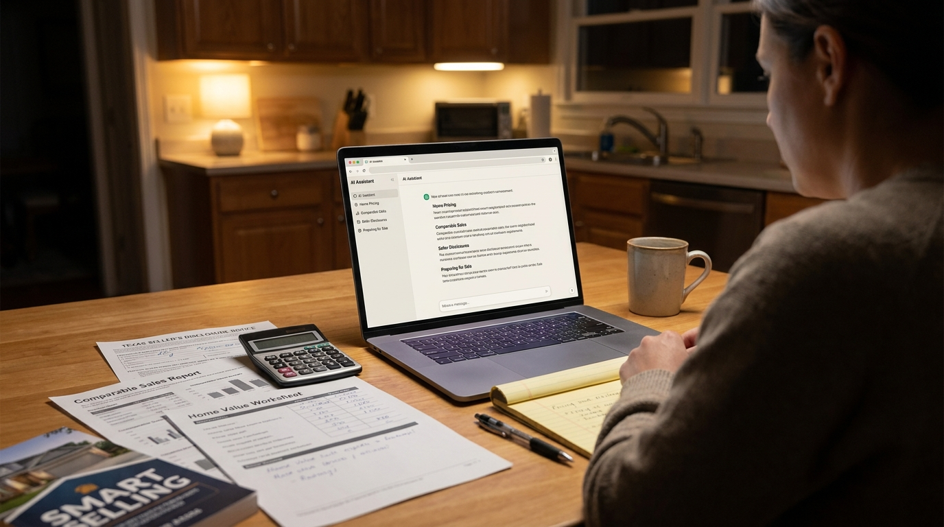 Why Texas Home Sellers Are Using AI Before Calling an Agent